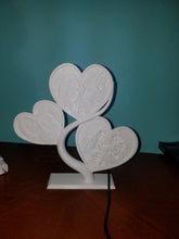 Load image into Gallery viewer, Heart shaped lamp with custom pictures